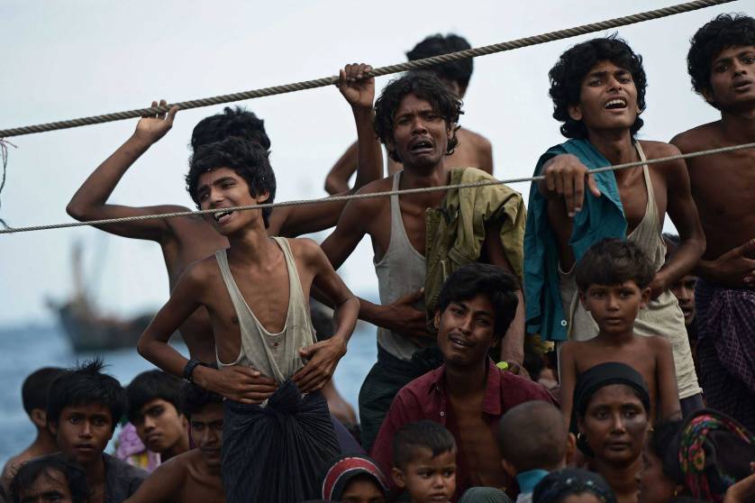 Rohingya Muslims Christophe Archambault—AFP/Getty Images