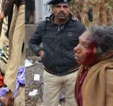 Women beaten by police in bhagalpur