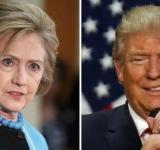 Clinton and Trump