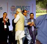 narendra Modi with corporate boses
