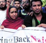 JNU Najeeb Ahmad Protest