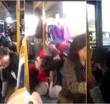 School Bus attacked